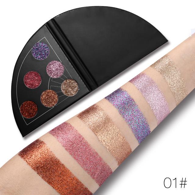 Hot Brand Shimmer Glitter Matte Eyeshadow Makeup Palette Collection Long Lasting Pigmented Eye Shadow Powder Cosmetic Smokey Eye - Style: 01