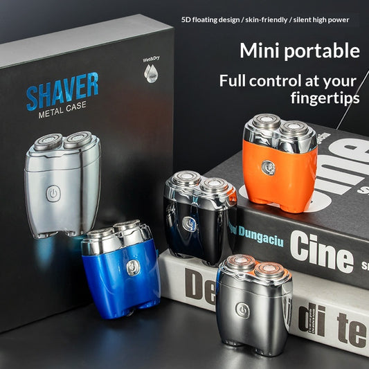 Portable Floating Double Head Electric Shaver Mini