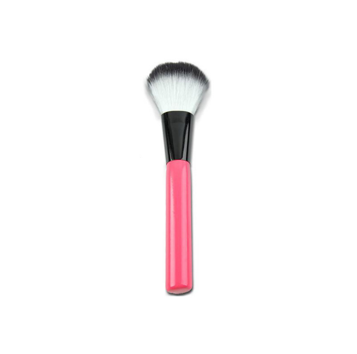 Black and white striped cylinder makeup brush set - Appearance color: Orange 1