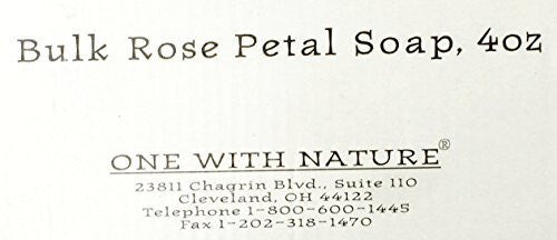 One With Nature Nkd Rose Bar Soap (24x4OZ )