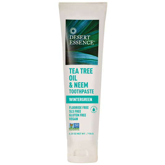 Desert Essence Tea Tree Neem Wintergreen Toothpaste (1x6.25 Oz)