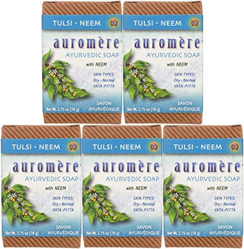 Auromere Tulsi Neem Bar Soap (1x2.75 Oz)