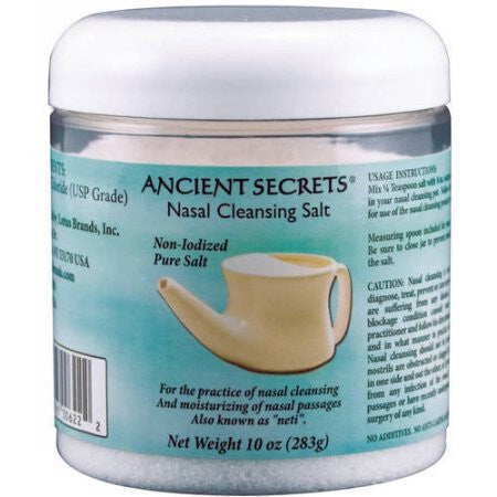 Ancient Secrets Nasal Cleansing Pot Salt (1x10 Oz)