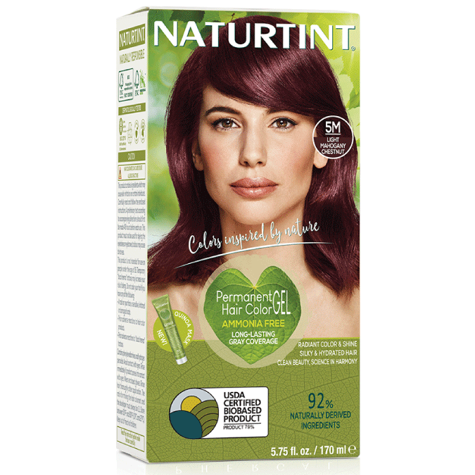 Naturtint 5m Light Mahogany Chestnut Hair Color (1xKit)