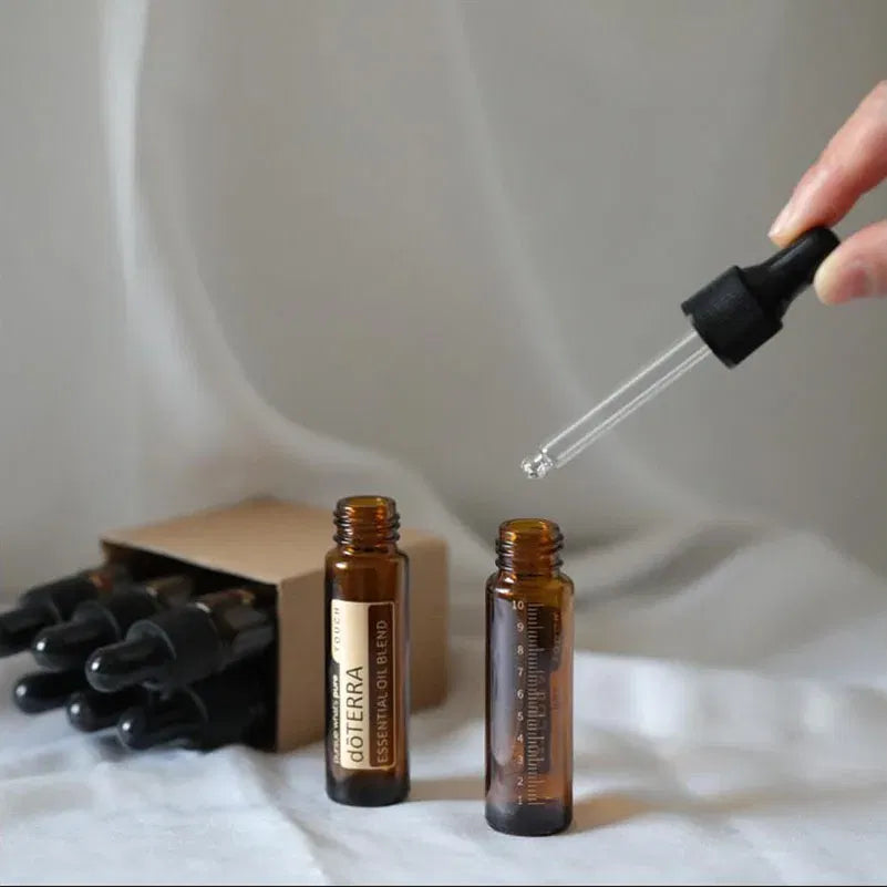 Color: Light Grey, Specifications: 60ml - 10ml Empty Essential Oil Dropper Bottle and Roller Bottle Amber Glass Bottle Roll-on Bottle Refillable Containers 5pcs/10pcs